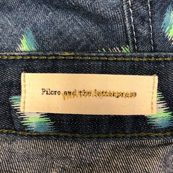 Pilcro & The Letterpress Women Jean Shorts Stet Fit Size 30 Blue Denim B308 -16 - Picture 7 of 16